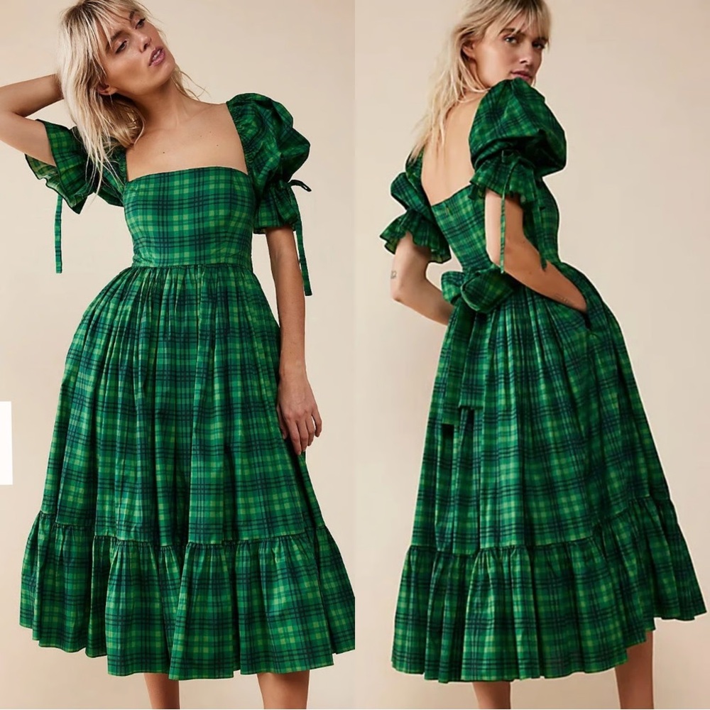 Selkie Beth Plaid Market Dress